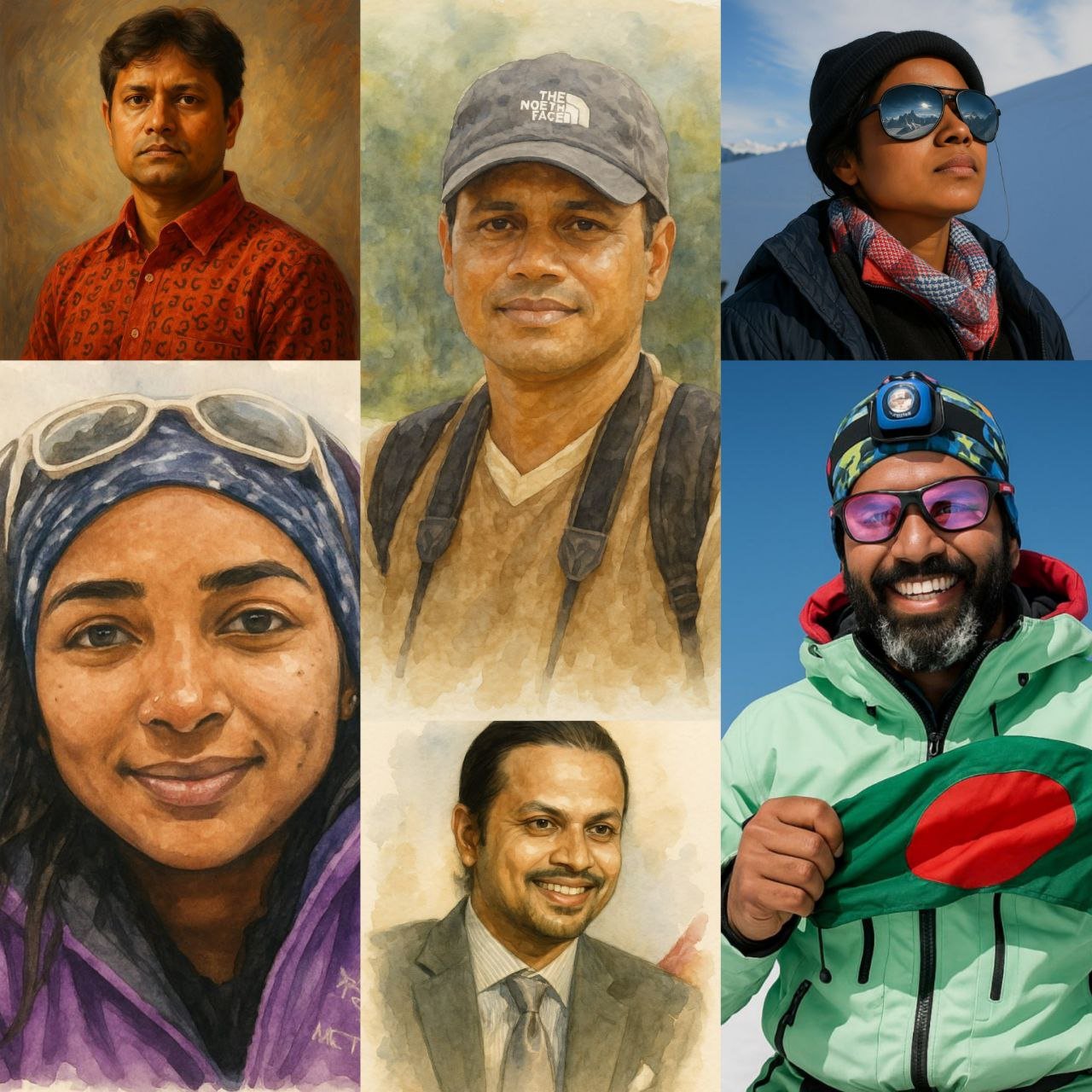 Six Everest Conquerors Who Raised Bangladesh’s Flag