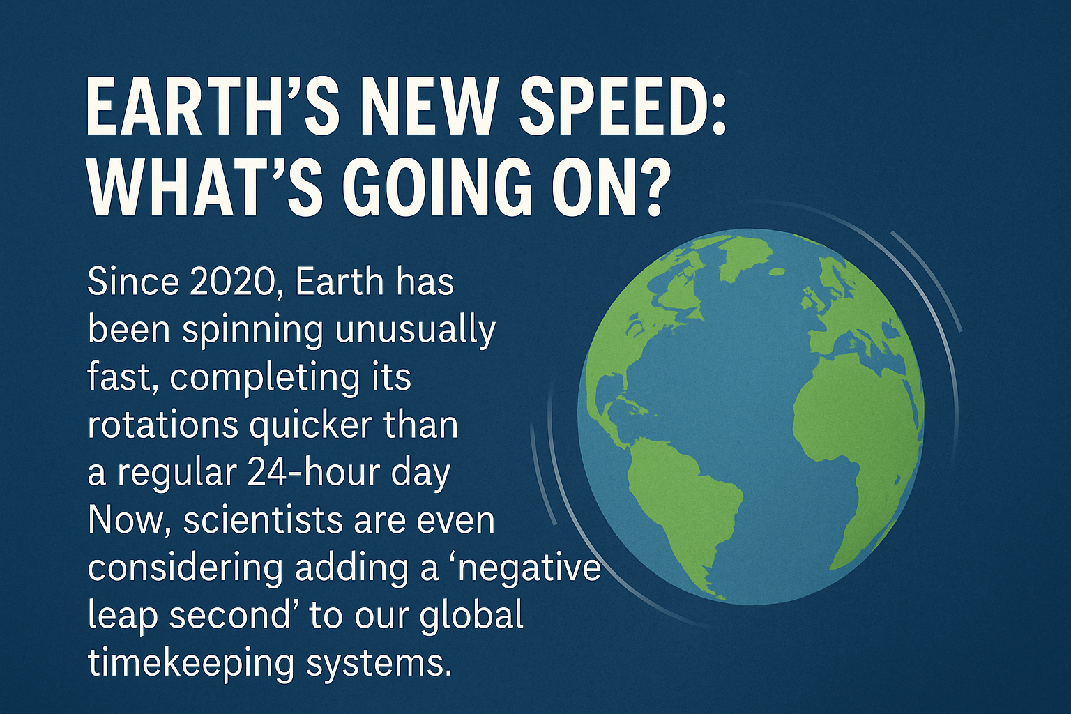 Earth Is Speeding Up: Are Our Days Really Getting Shorter?