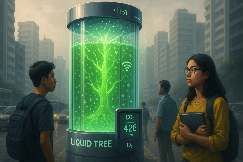 JU Scientists Develop Algae-Based ‘Liquid Tree’ to Boost Urban Air Quality