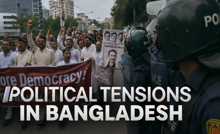 Political Tensions in Bangladesh Spark Powerful Protests