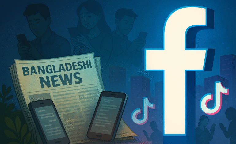 Facebook Algorithm Shift Reshaping Bangladesh News Landscape