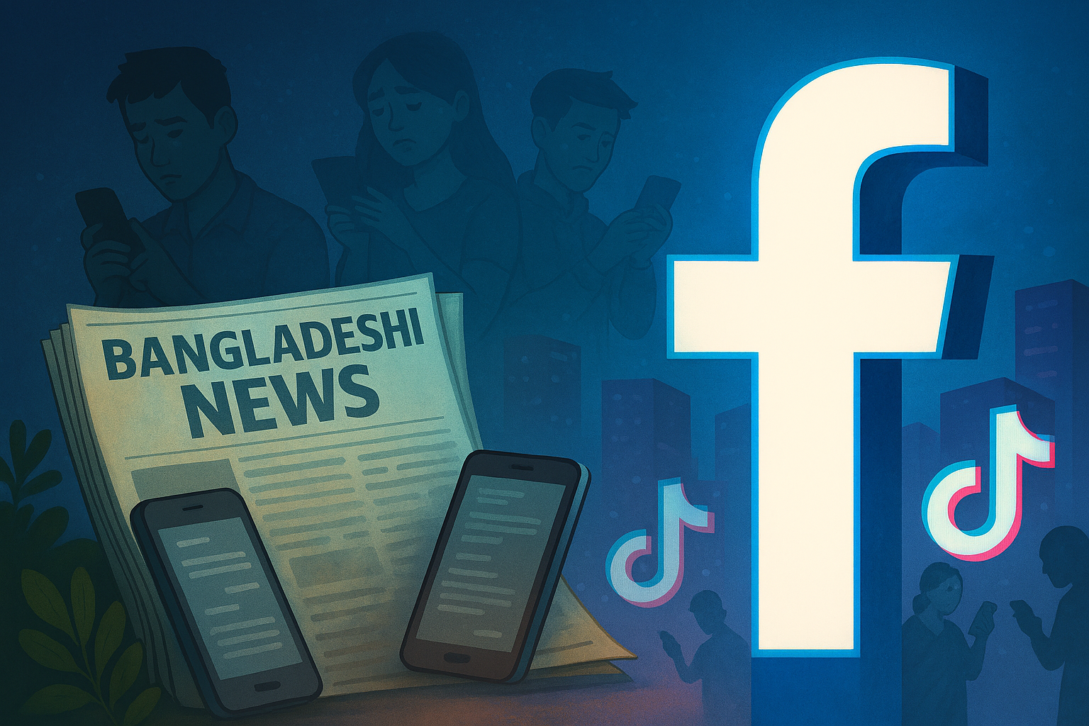 Facebook Algorithm Shift Reshaping Bangladesh News Landscape