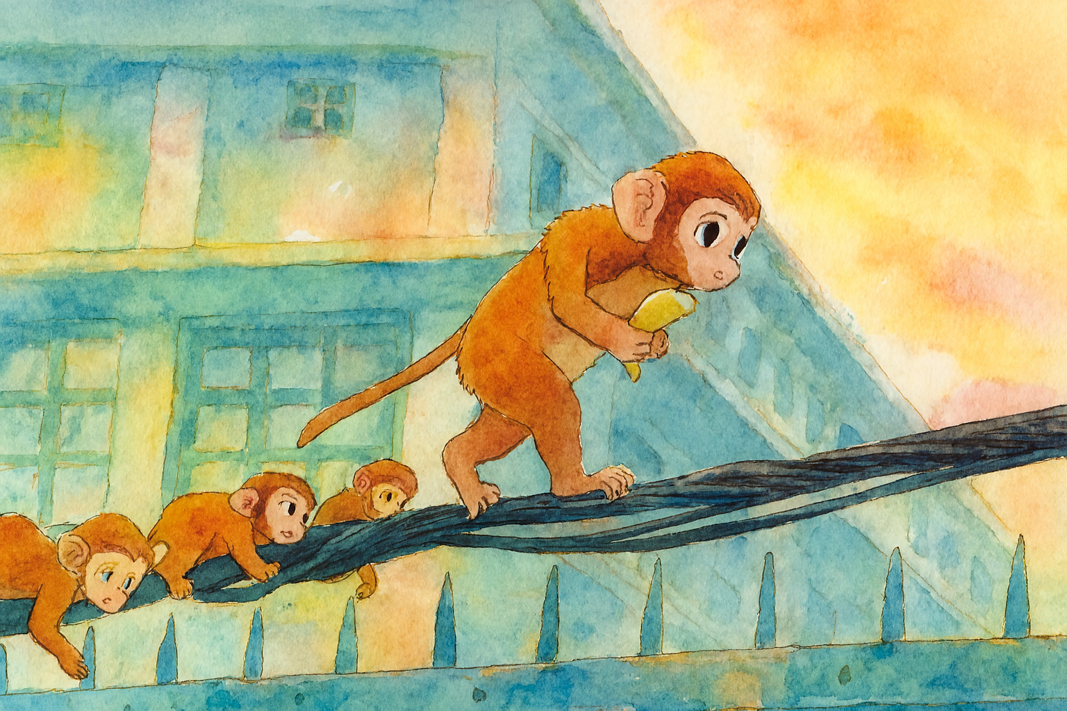 Monkeys of Old Dhaka Struggle to Survive