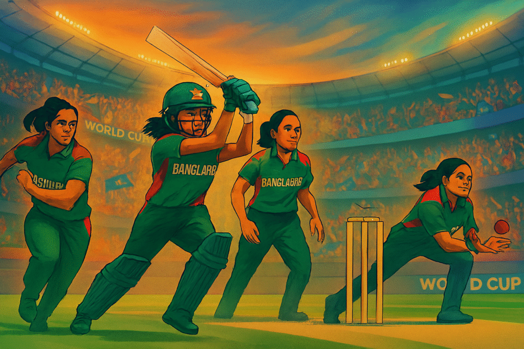 Bangladesh Women’s Team Begins World Cup Quest