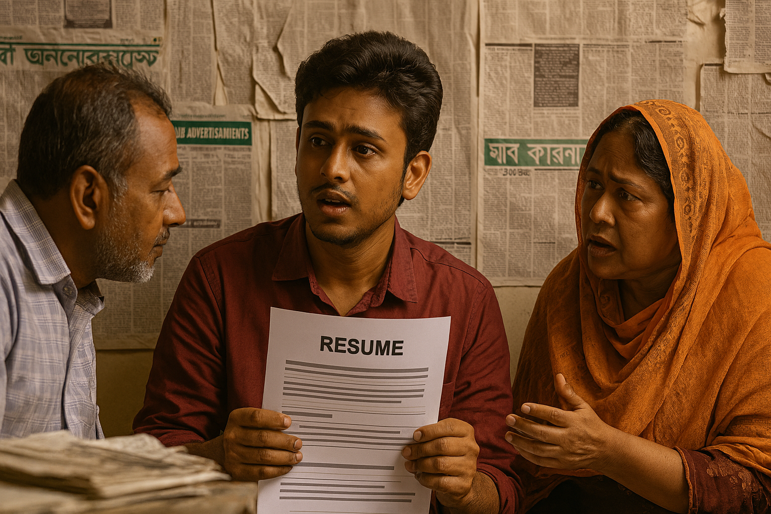 36pc of Unemployed Seeking Jobs Through Relatives in Bangladesh