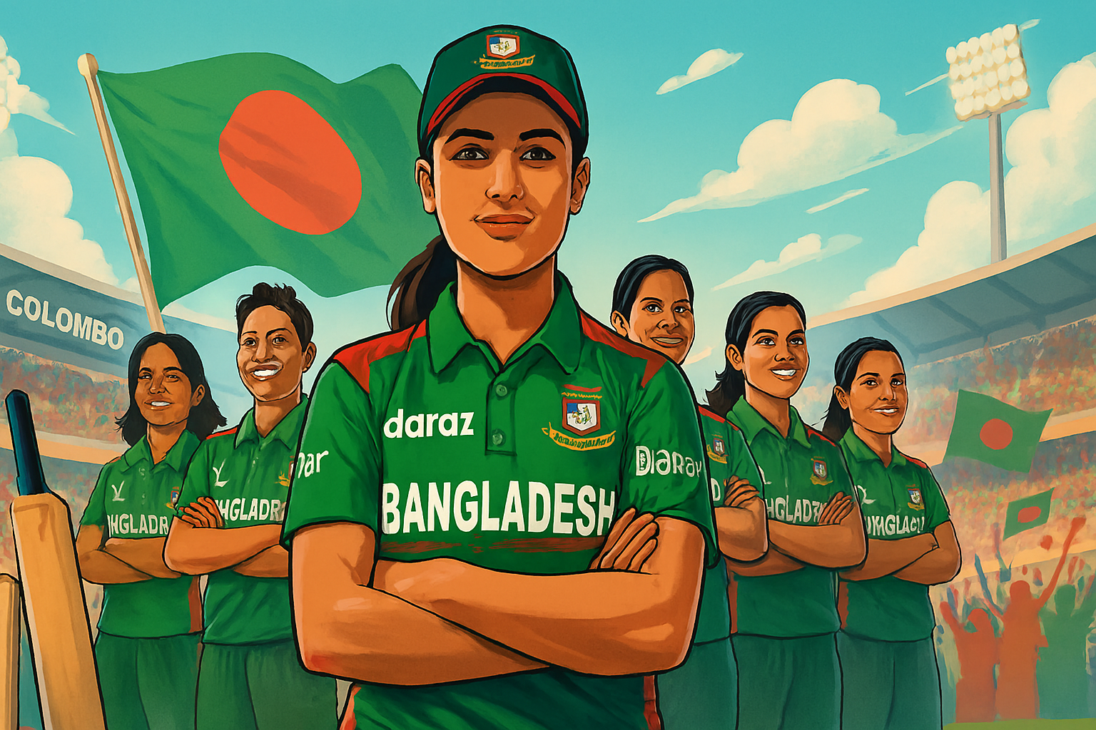 Bangladesh Women’s Cricket Team Ready for World Cup 2025