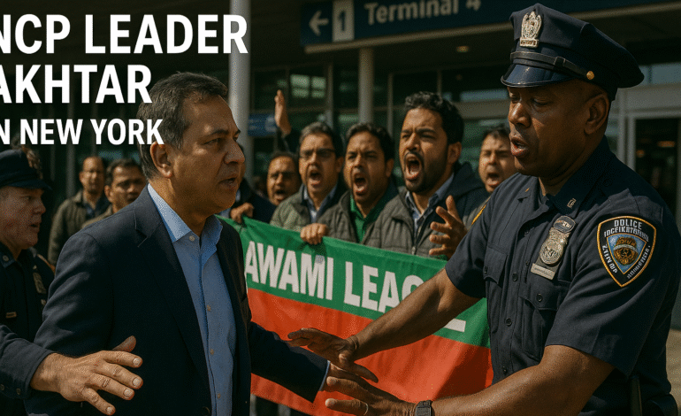NCP Leader Akhtar Faces Attacks in New York