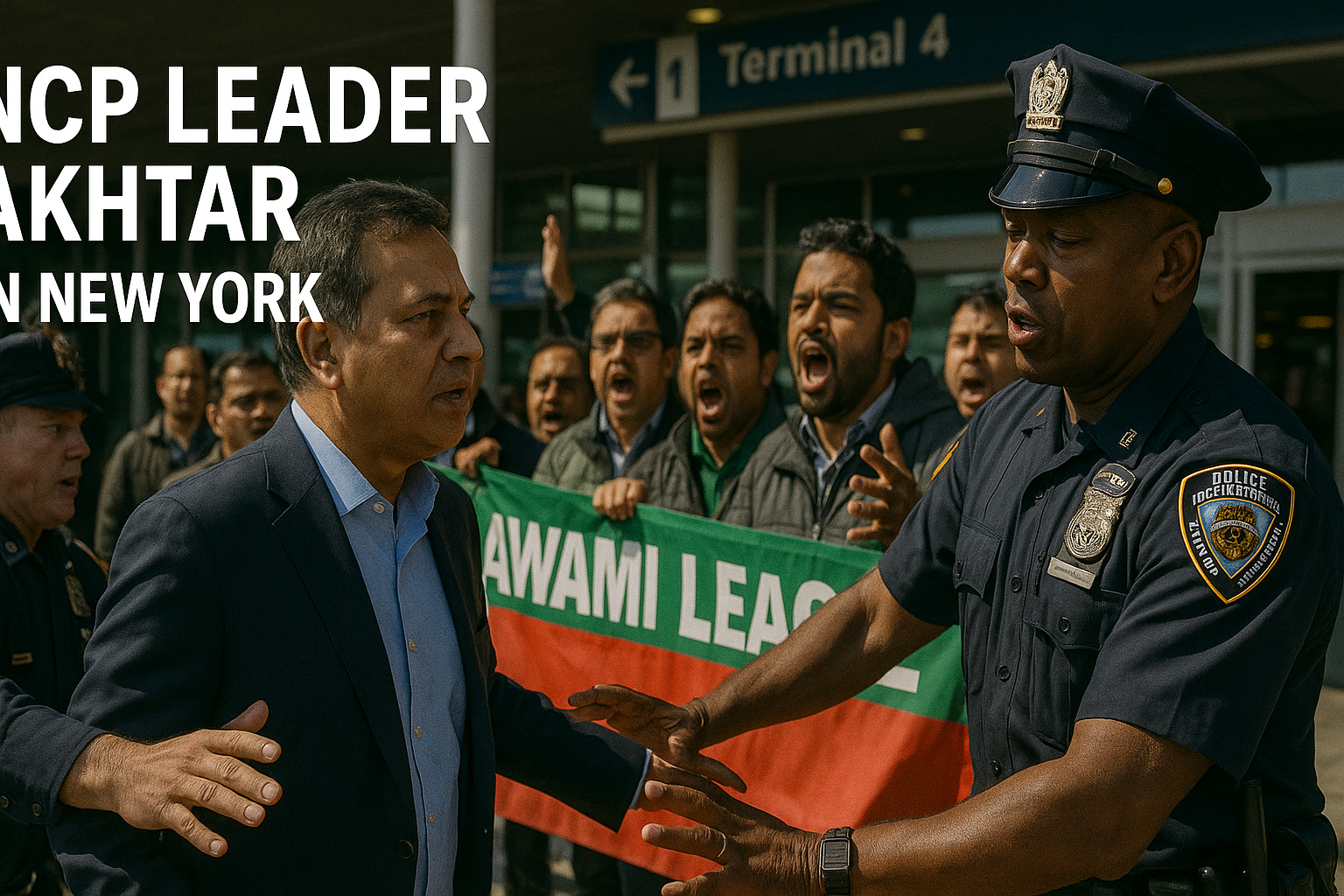 NCP Leader Akhtar Faces Attacks in New York