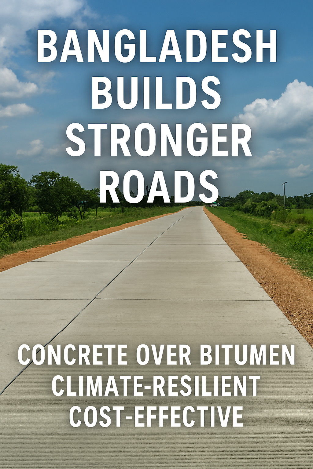 Bangladesh Embraces Concrete Roads: Durable, Cost-Effective Infrastructure