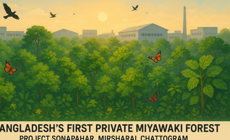 Bangladesh’s First Private Miyawaki Forest: Project Sonapahar