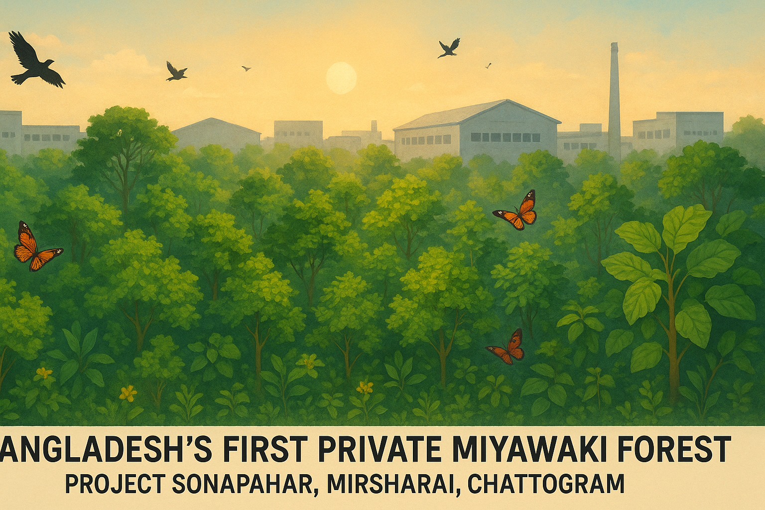 Bangladesh’s First Private Miyawaki Forest: Project Sonapahar
