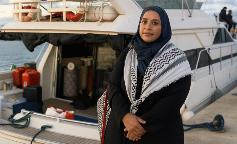 Bangladeshi-Origin Ruhi Akhtar Sailing on Gaza-Bound Flotilla
