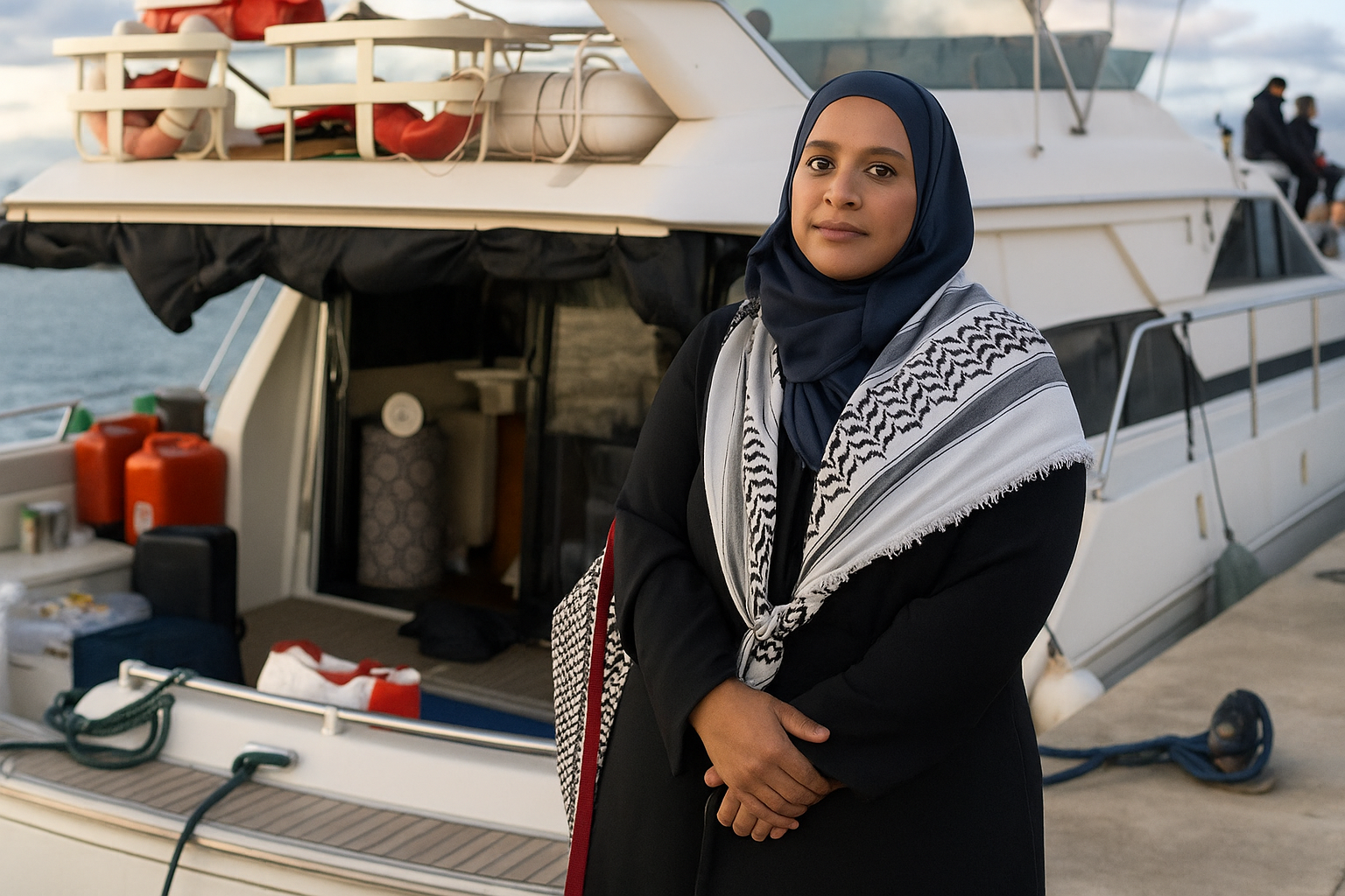 Bangladeshi-Origin Ruhi Akhtar Sailing on Gaza-Bound Flotilla