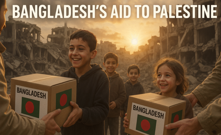 Bangladesh Aid to Palestine: A Strong Voice of Solidarity