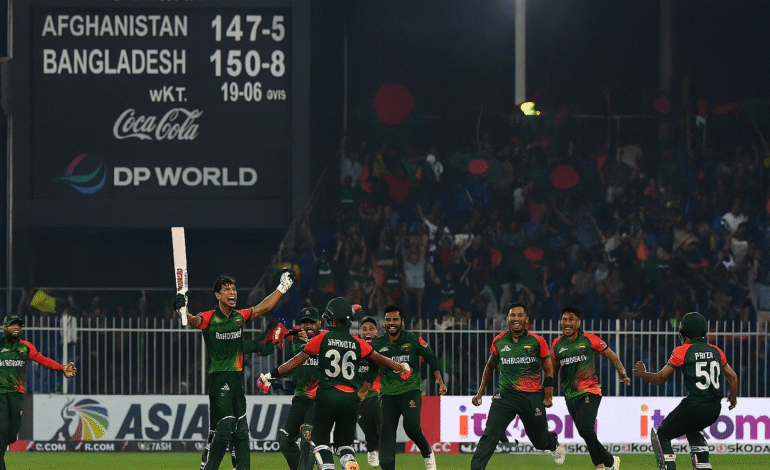 Bangladesh Clinch T20I Series Over Afghans