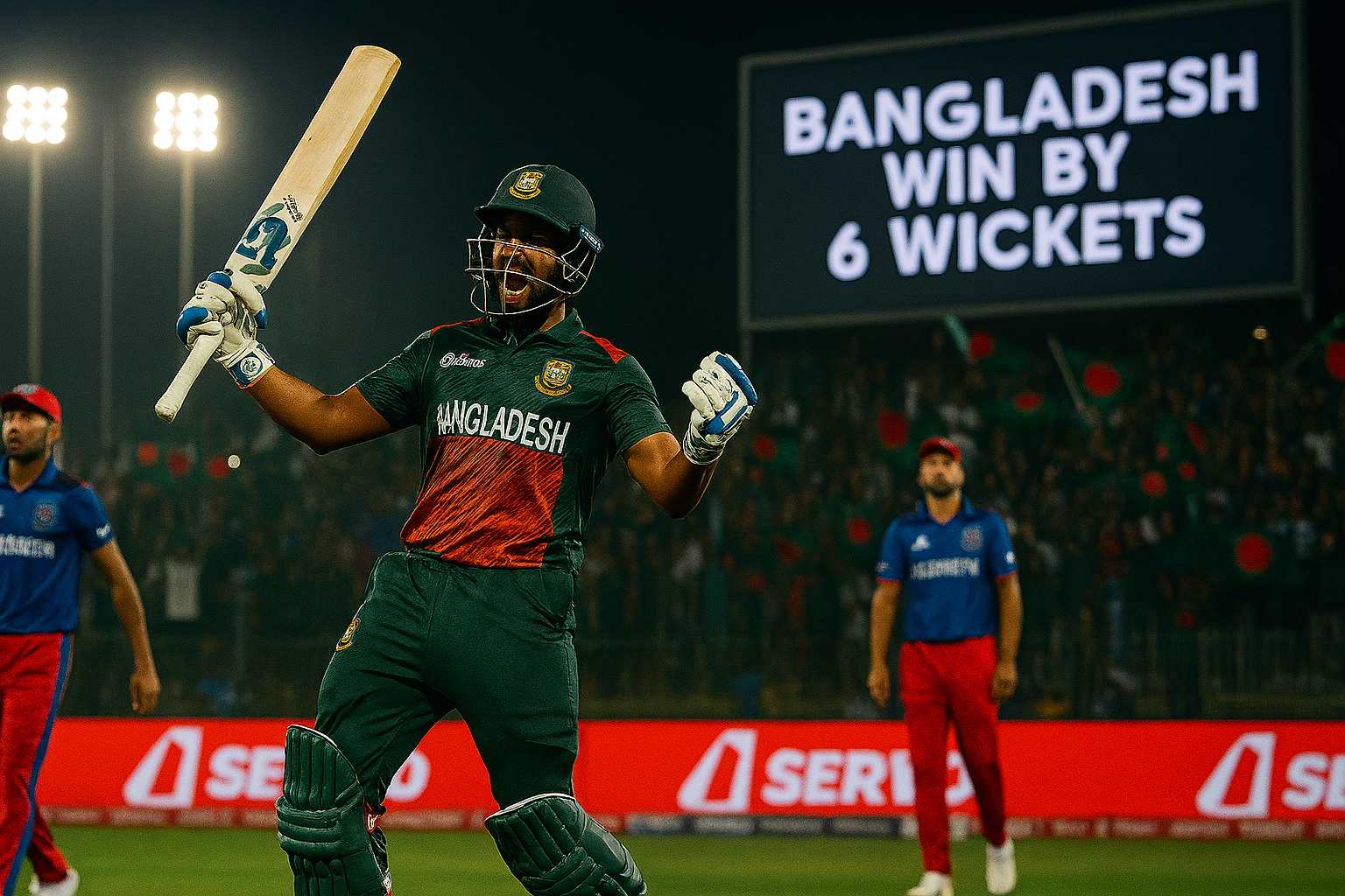 New Hero Saif Propels Bangladesh to Clean Sweep Afghans 3-0