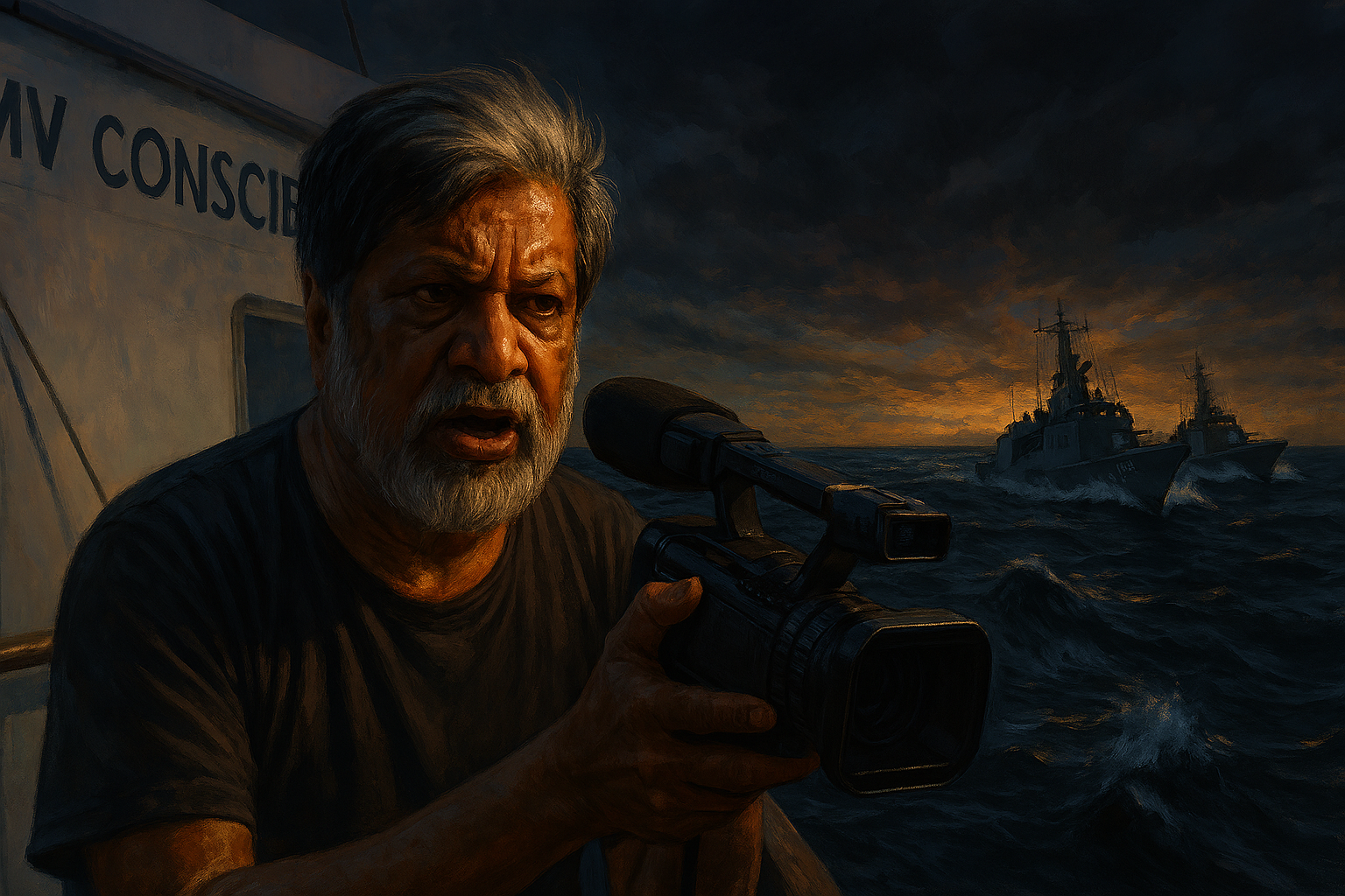 Shahidul Alam Detained by Israeli Forces During Gaza Flotilla Mission