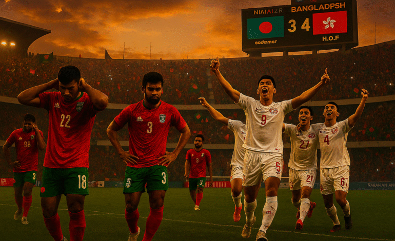 Bangladesh’s Heartbreak: Hong Kong Edge Seven-Goal Thriller