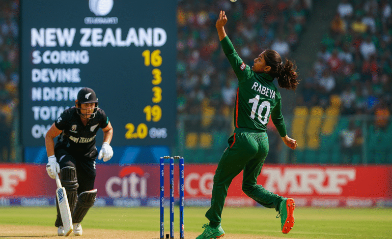 Bangladesh Face Crushing Defeat to New Zealand in Women’s World Cup 2025