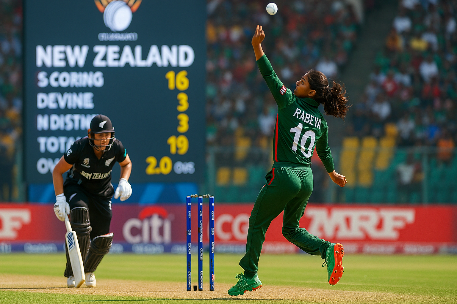 Bangladesh Face Crushing Defeat to New Zealand in Women’s World Cup 2025