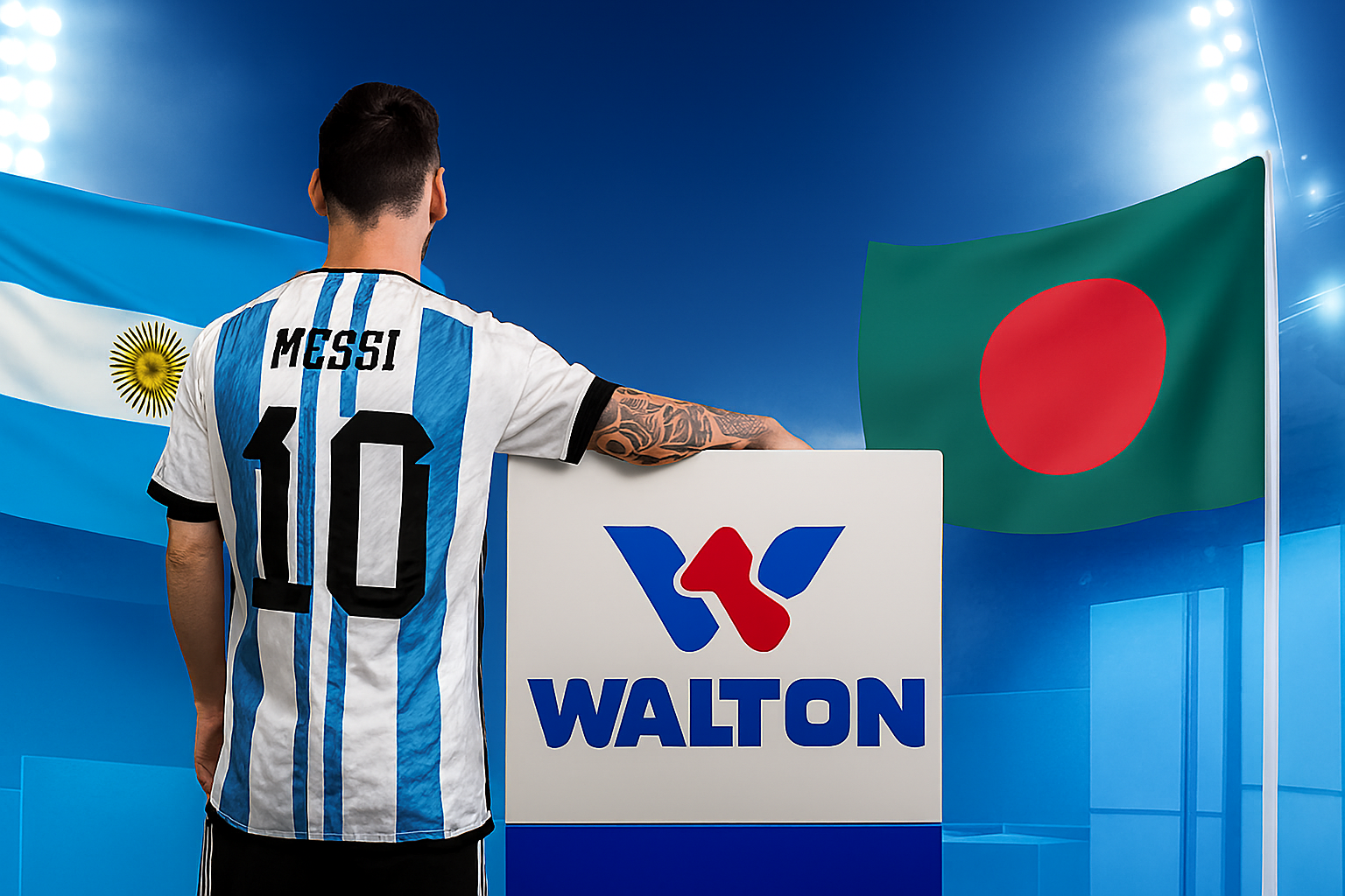 Walton Becomes Official Regional Sponsor of Argentina Football Team