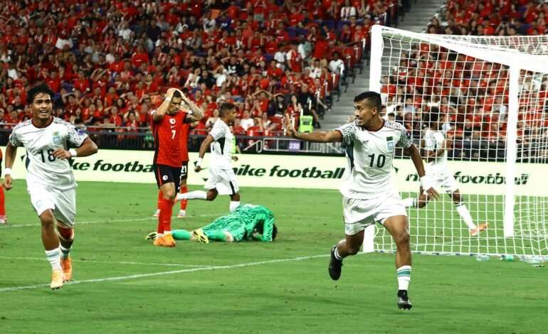  Bangladesh Hold Hong Kong 1-1 as Asian Cup hopes hang by a thread