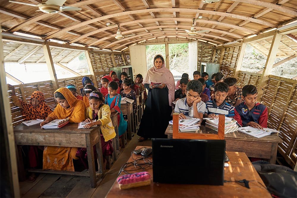 Mohammed Rezwan’s Floating School Won the UNESCO Literacy Award