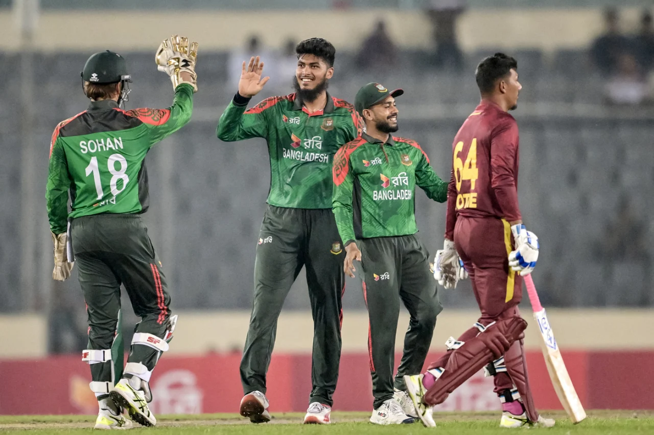 Soumya, Saif and Rishad Lead Bangladesh to Clinch Series 2-1 over West Indies
