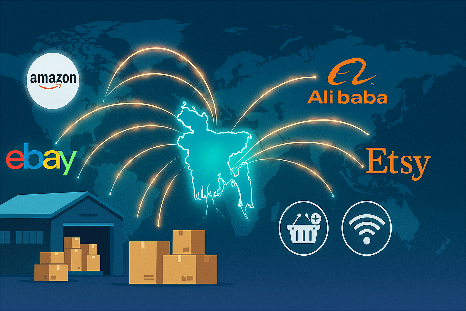 Bangladesh Bank Allows Direct Exports Through Amazon, Alibaba, eBay and Etsy