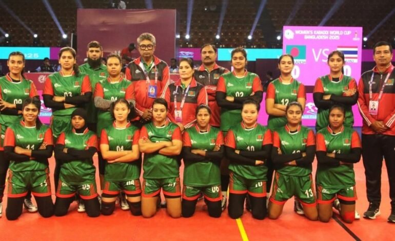 Bangladesh’s Dream Run Ends after a loss to Chinese Taipei in Women’s Kabaddi World Cup 2025