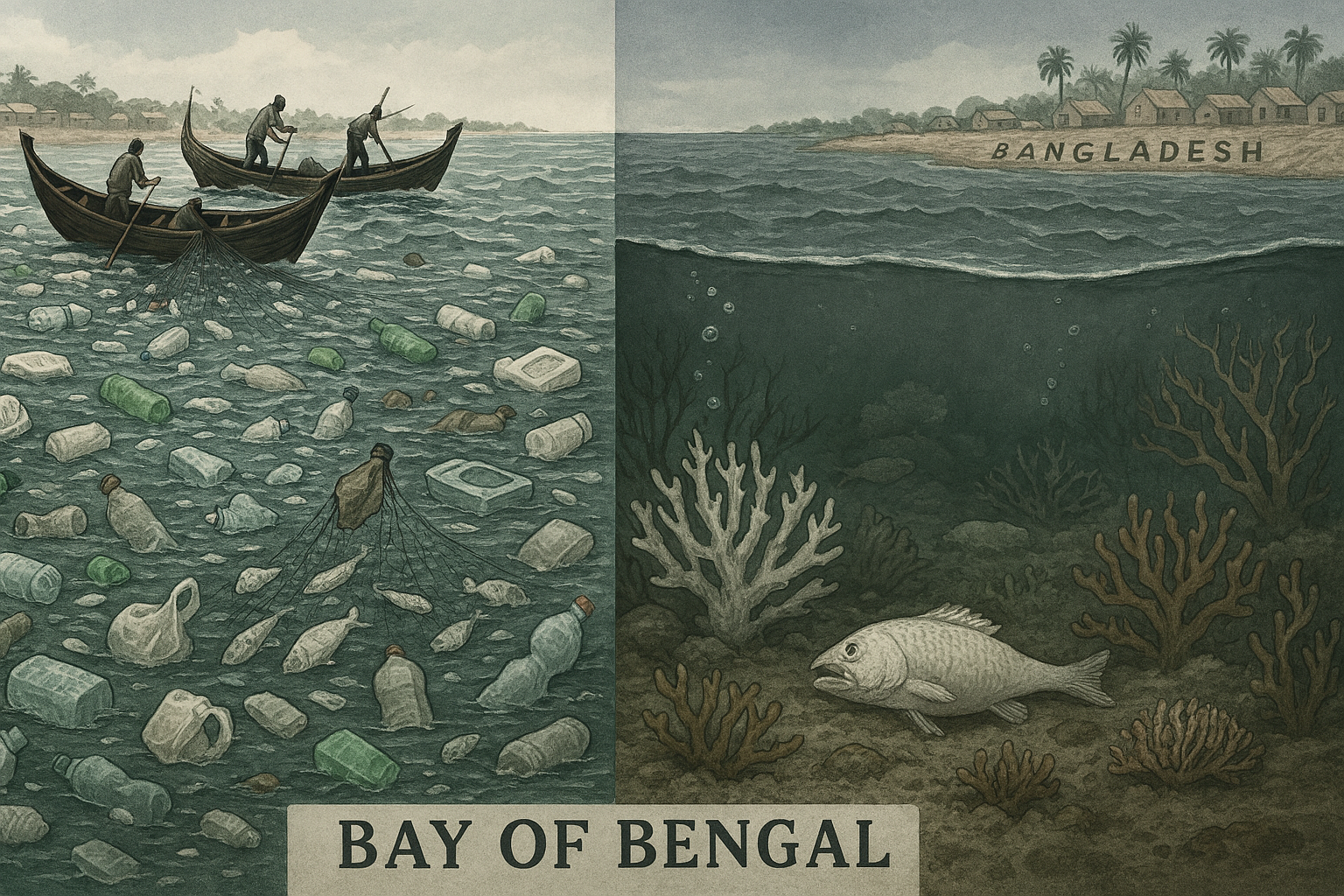 Bangladesh’s Blue Economy at Risk: Acidification and Plastic Pollution Devastate Bay of Bengal