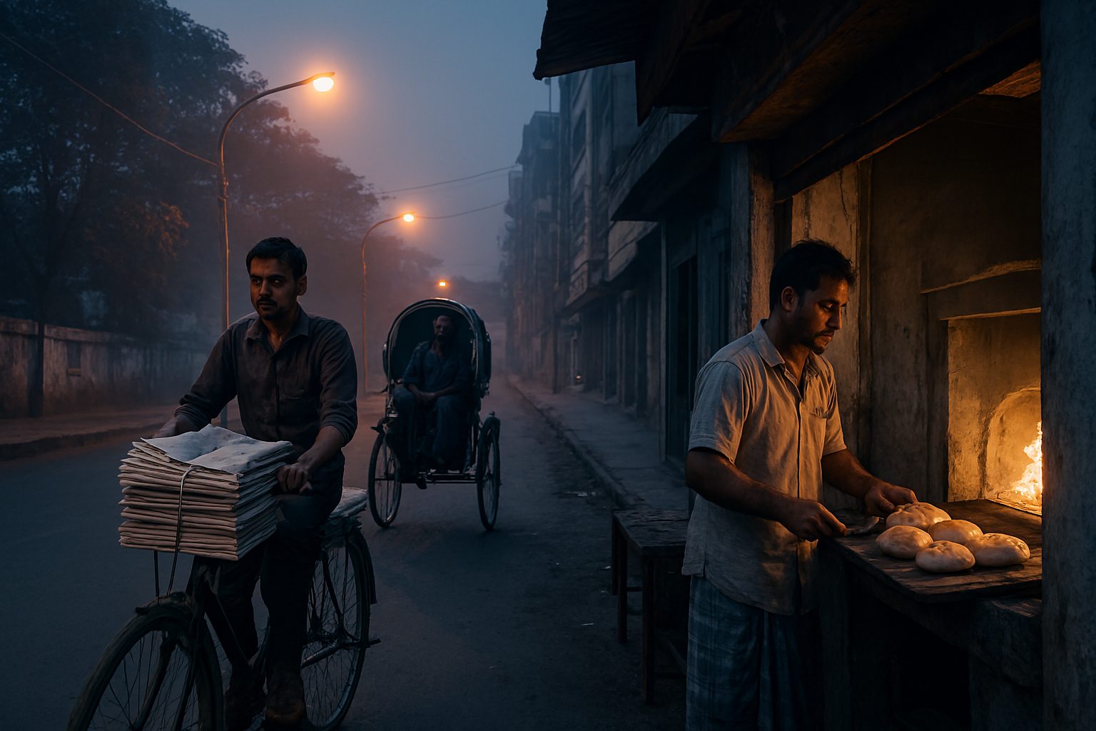 Portrait of a City: The People Keeping Dhaka Running Before Sunrise