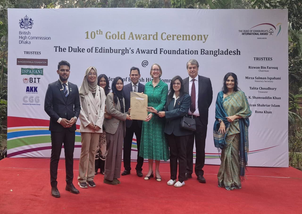 University of Chittagong Students Receive Duke of Edinburgh Gold Award at British High Commission
