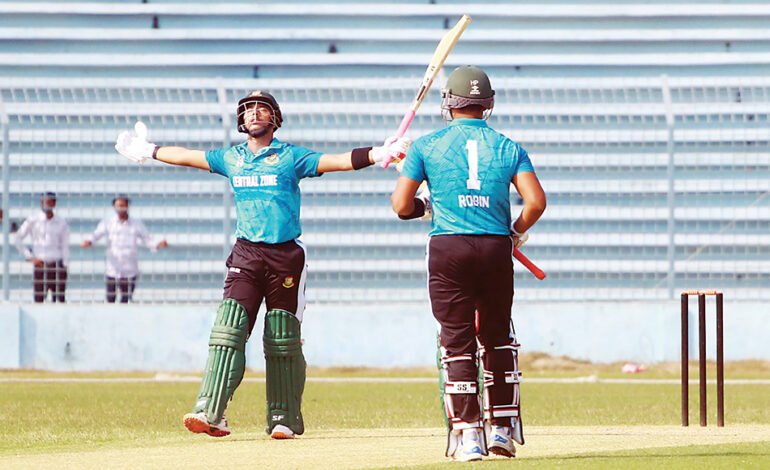 Jishan, Mosaddek Propel Central to Final: Dramatic Chase Sets Up BCL Title Clash