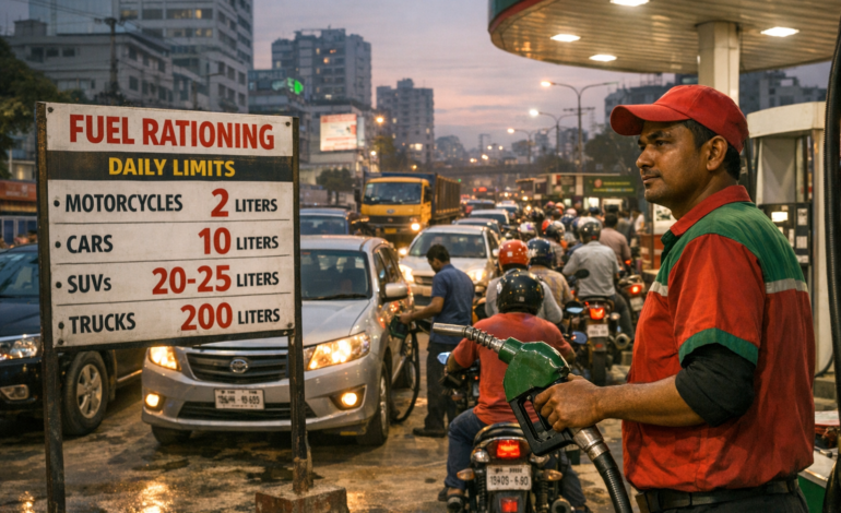 Motorcycles Limited to 2L, Cars 10L as Bangladesh Scrambles to Save Energy Supplies