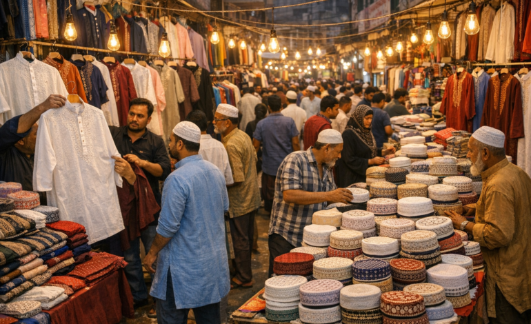 Eid Rush Boosts Topi, Atar and Punjabi Businesses Across Bangladesh