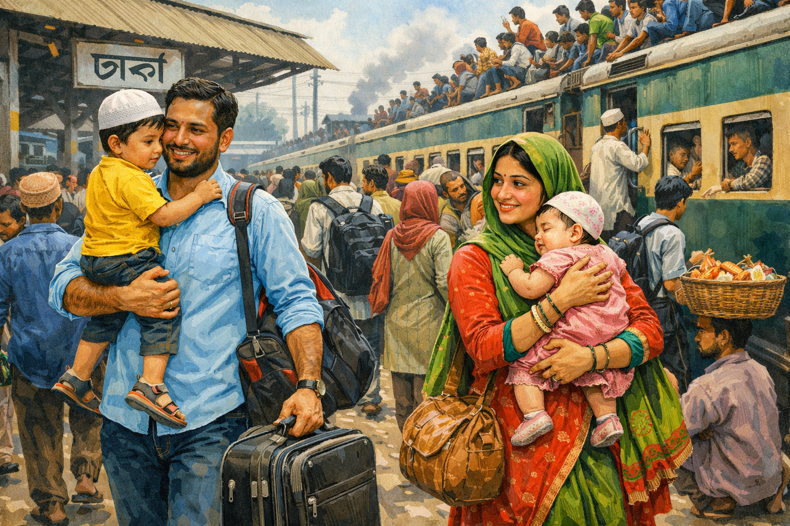 “Shopno Jabe Bari Amar”: A Song That Echoes the Journey to Home During Eid