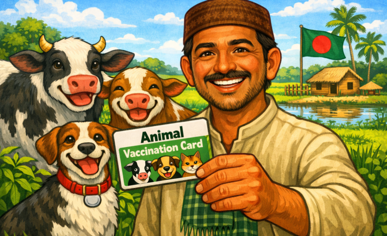Bangladesh Plans Vaccination Cards for Animals to Strengthen Disease Control