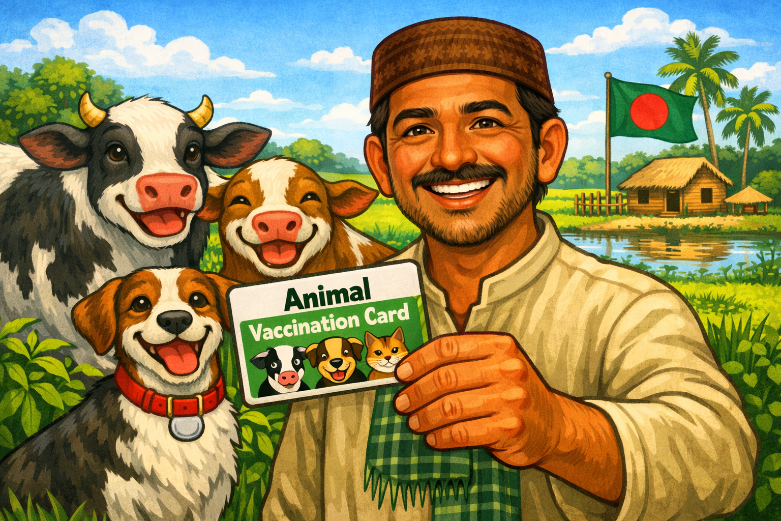 Bangladesh Plans Vaccination Cards for Animals to Strengthen Disease Control