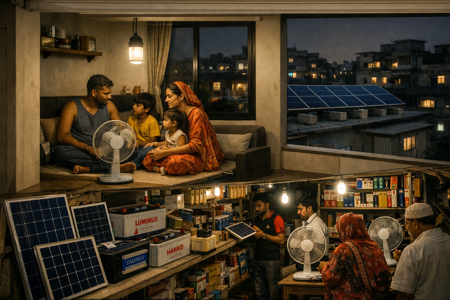 Solar, Battery-Powered Products See Sales Surge in Bangladesh Amid Power Crisis