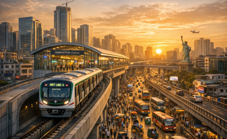 Metro Rail Expansion from Bhatara to Hemayetpur Gains Momentum: Dhaka’s Game-Changer by 2030