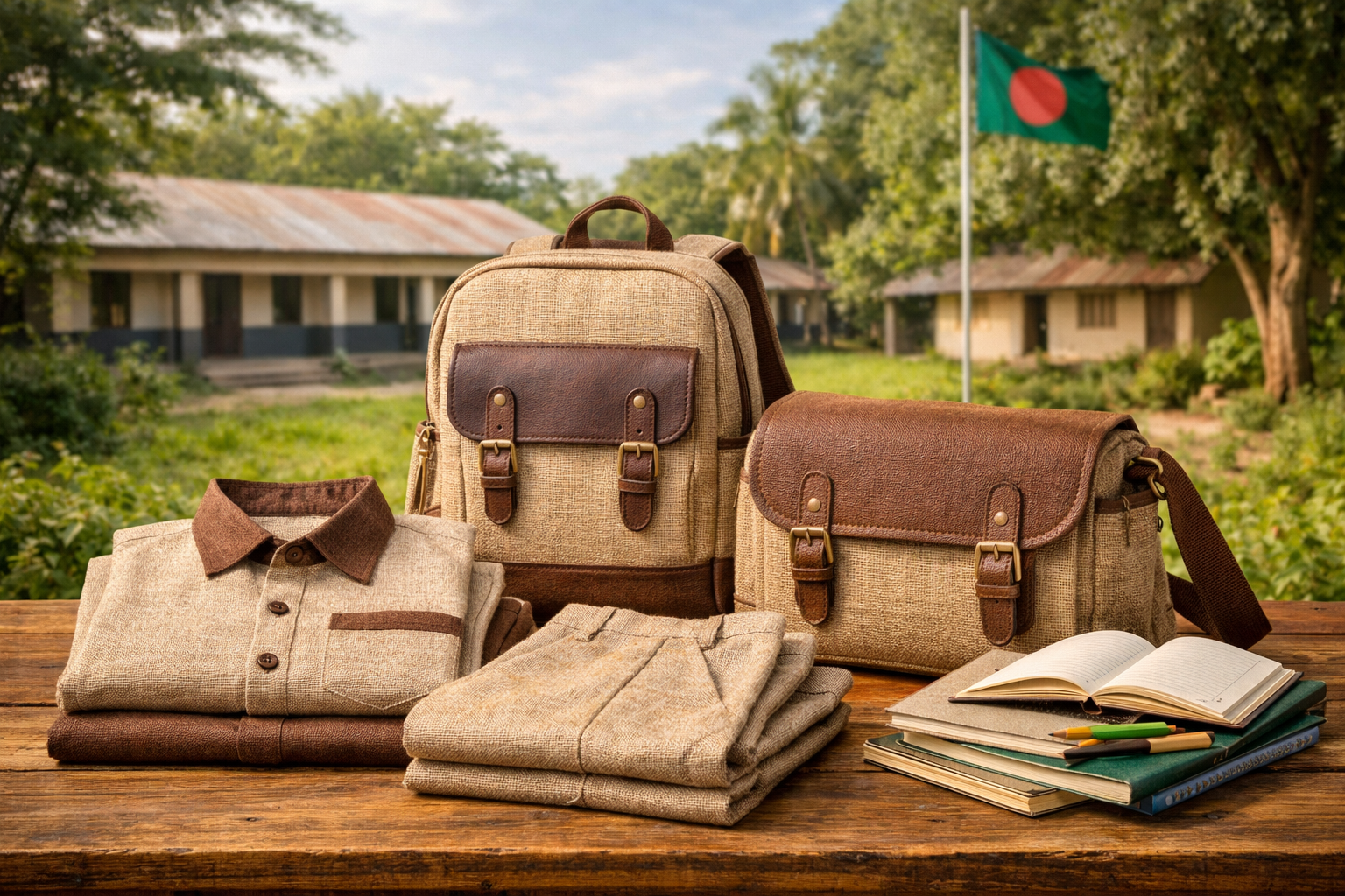 Bangladesh Govt to Provide Free Jute School Uniforms and Bags for Students from July