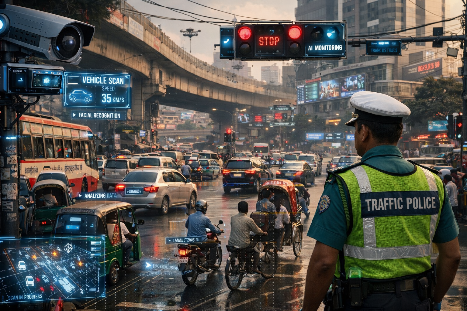 Dhaka’s AI Traffic Cameras Signal a Bigger Shift Toward Smart Policing and Digital Urban Governance